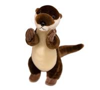 KUKUShining Otter Plush Toy, Kawaii Soft Stuffed Animal Dolls Cute Lifelike Plushies For Kids Girls Christmas Birthday Decorations(Standing)