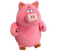 KUKUShining Pig Plush, Cute Pink Piggy Stuffed Animal Hugging Pillow Chubby Piglet Plushies Toy Doll for Playing Collecting(60cm/23.6in)