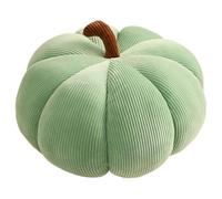 KUKUShining Pumpkin Plush, Soft Halloween Stuffed Throw Pillow Decorative Cushion Fluffy Cute Plushies Toy for Festive Decor(Green,18cm/7.09in)