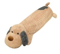 KUKUShining Puppy Plush Pillow, Soft Stuffed Animals Fluffy Dog Dolls Cuddly Pillow Plushie for Gift Birthday Sofa(Brown A)