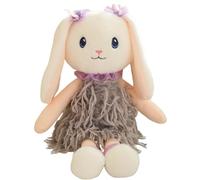 KUKUShining Rabbit Plush, Cute Stuffed Animal Little Bunny Dolls Soft Toy Pillow Plushies for Gifts Halloween Sofa(Grey,50cm/19.7in)