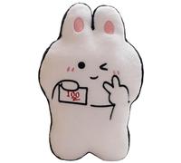 KUKUShining Rabbit Plush Toy, Cute Pig Stuffed Animal Penguin Dolls Soft Dinosaur Pillow Hugging Chick Plushies for Gift(Rabbit)