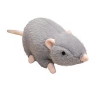 KUKUShining Rat Plush Toy, Funny High Simulation Hamster Stuffed Animal Doll Cute Plushie for Kids Gift Accompany(Grey,30cm/11.8in)