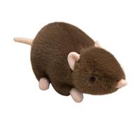 KUKUShining Rat Plush Toy, Funny High Simulation Hamster Stuffed Animal Doll Cute Plushie for Kids Gift Accompany(Brown,50cm/19.8in)