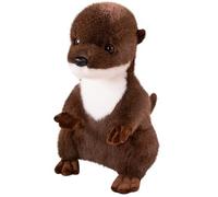 KUKUShining River Otter Plush Toy, Soft Stuffed Animal Dolls Cartoon Cute Pillow Furry Plushie For Kids Baby Boys Girls(35cm/13.8in)