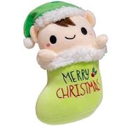 KUKUShining Santa Claus Plush Toy, Cute Christmastree Stuffed Animal Penguin Doll Elf Plushies (Elf)