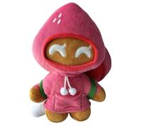 KUKUShining Shadow Milk Cookie Plush, Adorable Cookie Run Stuffed Animal Plushie Cartoon Kingdom Characters Toys Doll for Fans Gamer Kids Gifts(Strawberry)