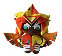KUKUShining Shadow Milk Cookie Plush, Adorable Cookie Run Stuffed Animal Plushie Cartoon Kingdom Characters Toys Doll for Fans Gamer Kids Gifts(Golden Cheese)