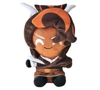 KUKUShining Shadow Milk Cookie Plush, Adorable Cookie Run Stuffed Animal Plushie Cartoon Kingdom Characters Toys Doll for Fans Gamer Kids Gifts(Caramel Arrow)