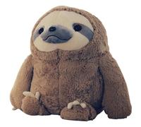 KUKUShining Sloth Plush, Cuddly Sloths Stuffed Animal Doll Kawaii Plushies Toy Soft Hugging Body Pillow Gifts for Kids Girlfriends(Brown,40cm/15.7in)