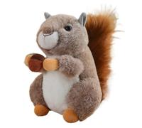 KUKUShining Squirrel Plush, Cute Stuffed Animals Dolls Soft Pillow Simulation Toy Soft Kawaii Plushie for Gifts Decor