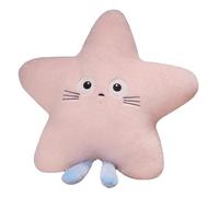 KUKUShining Star Plush Pillow, Soft Star Shaped Throw Pillows Fluffy Decorative Cushion Cute Plushie Toy for Bedroom Sofa Car Office(Pink,40cm/15.7in)
