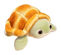 KUKUShining Turtle Plush, Soft Stuffed Animals Tortoise with Bread Shell Sea Turtle Plushies Toy Doll Body Pillow Gifts for Birthday(35cm/13.77in)
