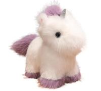 KUKUShining Unicorn Plush Toy, Creative Furry Bear Stuffed Animal Dolls Cartoon Soft Cuddle Pillow Cute Plushie For Kids(Purple,45cm/17.7in)