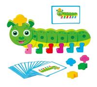 KUKUTrue® Montessori Toy for 1 2 3 Years, Wooden Toy, Colour Game, Shape Sorter, Educational Toys, Motor Skill Toys, Hand-Eye Coordination, Gift for Kids Boys Girls aged 1-3 Years