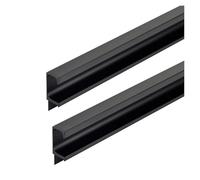KUKUUU 2 Packs Hidden G-Shape Closet Handle Finger Edge Drawer Pull Knobs(Black,500mm)