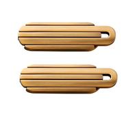 KUKUUU 2 Pcs Cabinet Drawer Pulls Handle Door Knobs(Bronze,L)