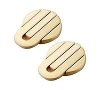 KUKUUU 2 Pcs Cabinet Drawer Pulls Handle Door Knobs(Gold,S)