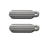 KUKUUU 2 Pcs Cabinet Drawer Pulls Handle Door Knobs(Grey,L)
