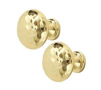 KUKUUU 2 Pcs Drawer Pulls Handle Cabinet Cupboard Knobs Hardware(Gold,Single Hole)