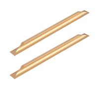 KUKUUU 2 Pcs Self-Adhesive Door Pull Handles Aluminum Alloy Drawer Handle(Length 250mm)