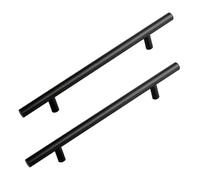 KUKUUU 2 Pcs Wardrobe Door Drawer Pull Handle Aluminum Alloy Cupboard Handle Table Kitchen(Length 250mm)