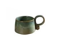 KUKUUU 300ML Coffee Mug with Home Office Cup(Green)