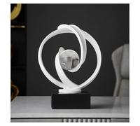 KUKUUU Abstract Art Statue Modern Good Luck Sculptures Table Decorations Gifts(White)