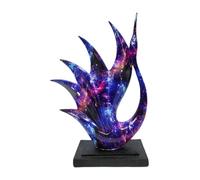 KUKUUU Abstract Statue Swan Ornaments Crafts Home Living Room Office Decoration(Starry Sky)