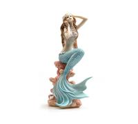 KUKUUU Aquarium Mermaid Princess Statue Sculpture Landscaping Figure Modern Home Ornament Decor Gift(5)