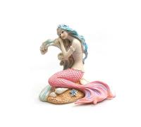 KUKUUU Aquarium Mermaid Princess Statue Sculpture Landscaping Figure Modern Home Ornament Decor Gift(4)