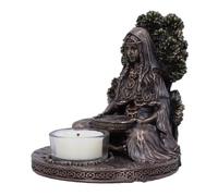 KUKUUU Candlestick Celtic Goddess Figurine Sculpture Statue Ornaments Home Desktop Decoration