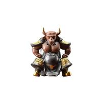 KUKUUU Ceramic Tea Pet Cow Statue Home Desktop Decoration Crafts(12.5x10cm01)