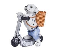 KUKUUU Dog Statue Figurine Study Room Bookshelf Living Room And Bedroom Home Decoration(B)
