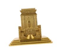 KUKUUU Holy Temple Model Religious Ornament Figurine Home Office Table Sculpture Craft Decoration