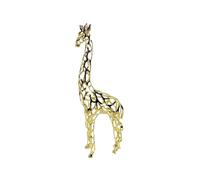 KUKUUU Metal Giraffe Sculpture Tabletop Figurine Ornament Decorative(Tall Giraffe)