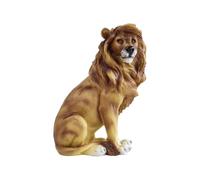 KUKUUU Modern Lion Statue Sculpture Ornament Table Office Living Room Decoration(Brown)
