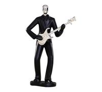 KUKUUU Musical Instrument Player Figurine Resin Modern Sculpture Collectible Abstract Statue (Color : Guitar)