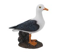 KUKUUU Seagull Figurine Sea Bird Statue Home Landscape Outdoor Decoration Ornament(Standing Type)