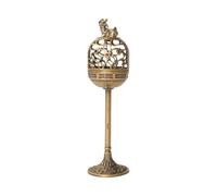 KUKUUU Tea Table Miniature Alloy Statue Home Office Tabletop Decoration Gift(A animal)