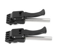 Kukyller 1 Pair Tennis Stringing Machine, Tennis Stringing Tool Handheld Badminton Stringing Clamp Flying Clamp Black Tennis Flying Pliers Racket Starting Clamp for Various Rackets