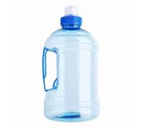 Kukyller 1L Water Bottle, Large Capacity Sport Bottle Drinking Container Reusable Plastic Jug with Handle and Lid for Training Fitness Gym Blue