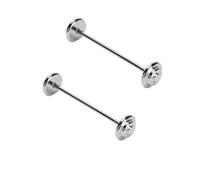 Kukyller 2 soportes para palillos, soporte para palillos de acero inoxidable, bonito soporte decorativo para cuchara, tenedor y cubiertos para mesa de comedor, plateado (estilo 1)