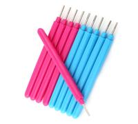 Kukyller 20PCS Quilling Tool, Economic Plastic Paper Bead Roller Rolling Curling Quilling Needle Pen Paper Slotted Tool for Craft