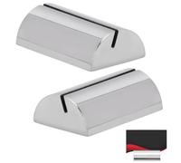 Kukyller 2PCS Table Number Holder, Place Card Holder Stainless Steel Photo Display Stand Office Card Organizer for Cafes Restaurants Wedding