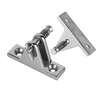 Kukyller 2PCS Top Deck Hinge Top Fitting Hardware 90 Pin Accessory | Marine Boat Deck Hinge Stainless Quick Release Pin Top Hinge Rail Mount for Pontoon Fishing Boat and Ski Boat
