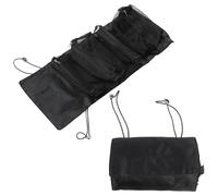 Kukyller 4 in 1 Hanging Toiletry Bag, 2PCS Lightweight Portable Detachable Large Roll up Makeup Bag Hanging Makeup Organizer for Travel