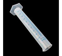 Kukyller 500ml Plastic Graduated Cylinder, Transparent Measuring Cylinder Graduated Laboratory Trial Test Liquid Tube Hot for Science Projects Pour Spout