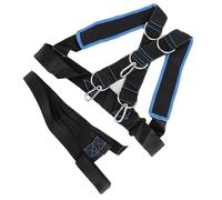 Kukyller Adjustable Sled Harness, Harness Resistance Band Belt Sports Equipment Weight Sled Harness Set Pulling Strap for Workout Sled Pulling