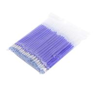 Kukyller Fabric Marker Pen Refill, 100Pcs 5.1in Heat Erasable Fabric Marking Pens Blue Heat Erasable Marker for Quilting Sewing
